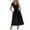 Black, variant on Summer Dresses for Womens 2024 Fashion Plus Size Round-Neck Short Sleeve Loose Casual A-line Dress