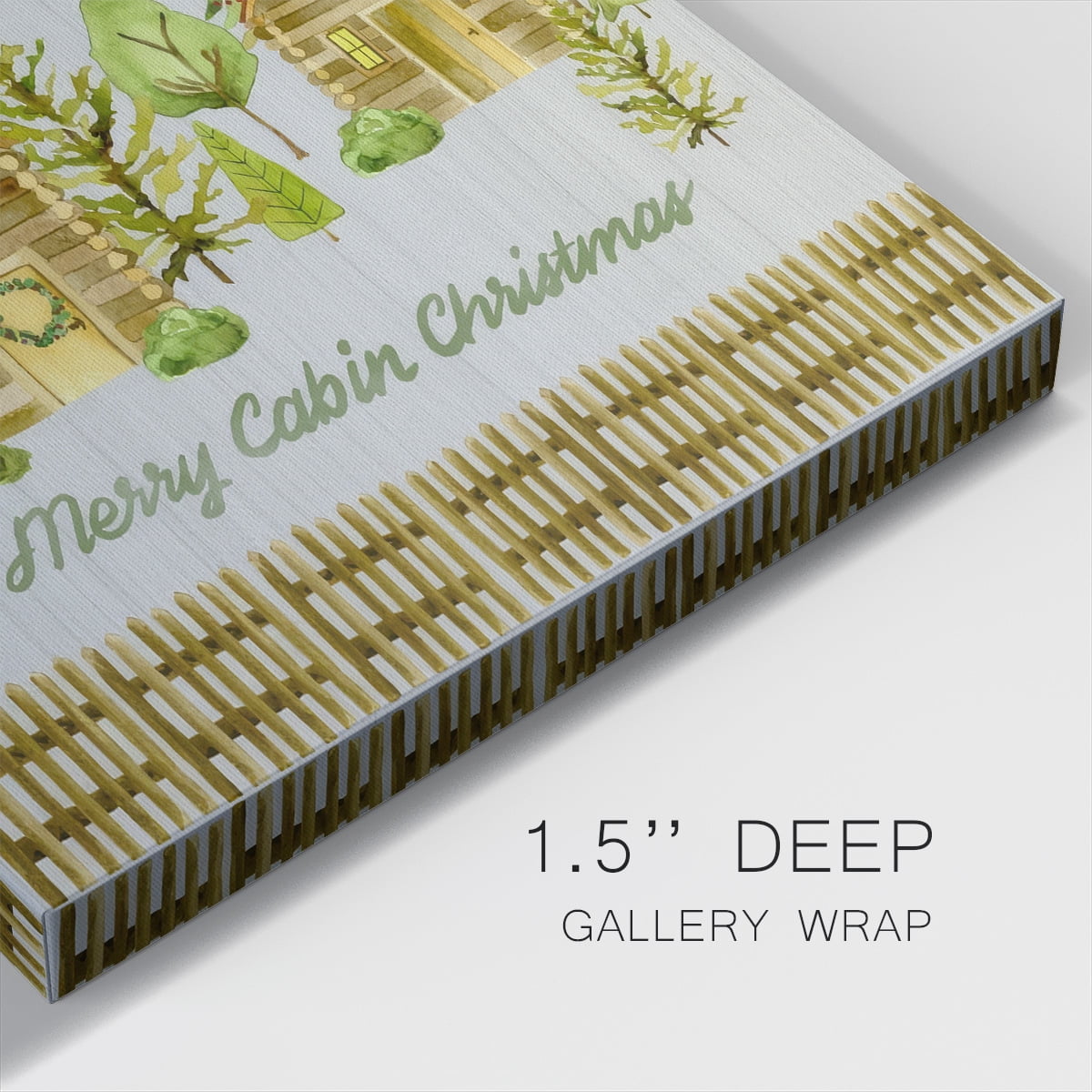 Christmas Cabin II- Gallery Wrapped Canvas