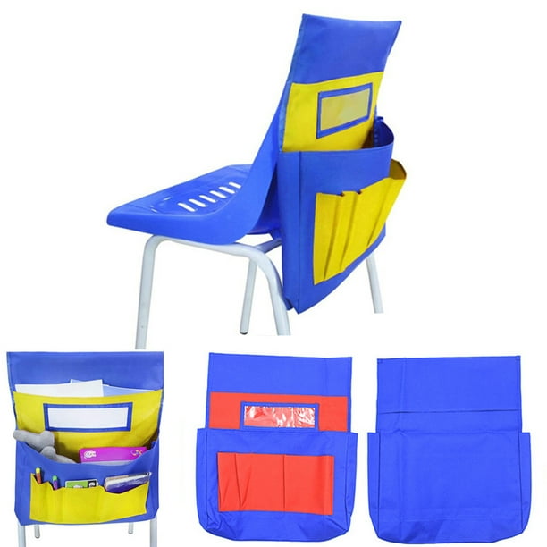 DGROEE Chairback Buddy Pocket Chart— Desk Chair Seat Back Organizer