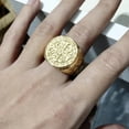 thumbnail image 5 of Lordluxury Jerusalem Cross Ring 14K Yellow Gold Religious Jesus Christ Knight Templar for Men B283, 5 of 7