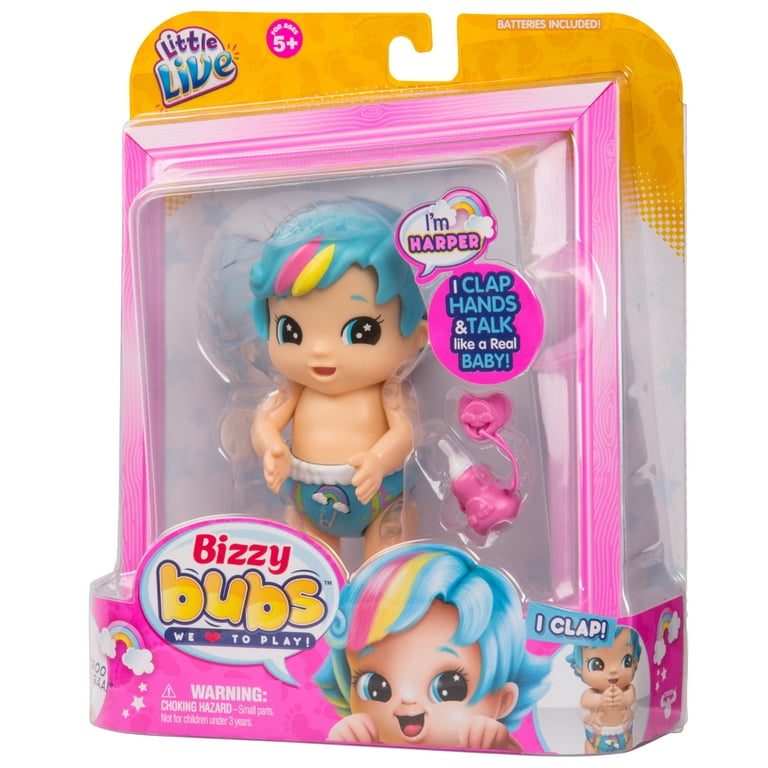 Little Live Babies Bizzy Bubs S2 Clap Baby Harper - Walmart.com