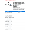 thumbnail image 2 of Front Left Upper Control Arm and Ball Joint Assembly - Compatible with 1990 - 2005 Chevy Astro AWD 1991 1992 1993 1994 1995 1996 1997 1998 1999 2000 2001 2002 2003 2004, 2 of 2