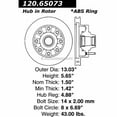 thumbnail image 5 of Centric Brake Rotor, #120-65073 Fits select: 1999-2002 FORD F250, 1999-2002 FORD F350, 5 of 6