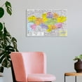 thumbnail image 5 of Kazakhstan Map Posters Canvas Wall Art Prints Poster Gifts Photo Picture Painting Posters Room Decor Home Decorative 24x36inch(60x90cm), 5 of 6