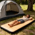 thumbnail image 4 of OZVMZQ Twin Size Inflatable Air Bed Mattress, 8'' Elevated Pad, with Pump, Wood Grain, Hypo-Allergenic, Portable, Outdoor Camping Mat, 4 of 11