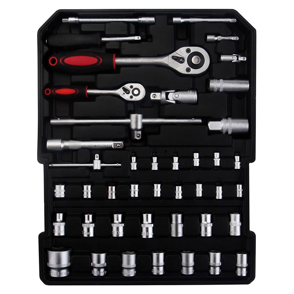 Zimtown 799 PCS Tool Kit with Tools and Wheels, Hand Tool Set for Househould