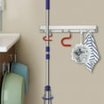thumbnail image 3 of Bathroom Supply,Space Aluminum Wall Mounted Mop Hanger Broom Rack Class Leading Features, 3 of 8