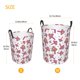 thumbnail image 3 of Fotbe Purple Mushroom Cesto de Ropa con Asas, Cesto Impermeable de Gran Capacidad, Bolsa de Lavado para Dormitorio, Cesto de Ropa con Ruedas y Asas-Medium, 3 of 6