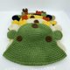 thumbnail image 2 of Cute Basin Hat All-match Bucket Hat Dinosaur Knitted Fisherman Hat Windproof for Fall Winter Daily Wear Morning Workout Yellow, 2 of 4