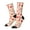 2 Black-2, variant on Firefighter Icons Pattern Sport Socks for Women and Men Crew Socks Sporty Calf Socks Casual Socks