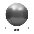 thumbnail image 2 of Exercise Ball Extra Thick Yoga Ball Chair for Office & Home & Gym-Grey, 2 of 5
