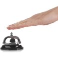 thumbnail image 5 of LAICAIW Dest Cloche Call Bell, Hôtel Comptoir Réception Restaurant Bar Cantine Cloche d'Appel, Servir Appelant Fort Antidérapant Base Design Bureau Cuisine Fournitures 2,36 '', 5 of 5