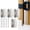 Nickel, variant on 1/2 Inch Overlay Cabinet Hinges, Matte Black Self-Closing Semi-Concealed Partial Wrap Face Frame Hinges for Kitchen Cupboard Doors, Bathroom Vanity Hardware, Durable Home Improvement Replacement