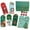 Green-B, variant on 6pcs Christmas Gift Card Money Holders with Envelopes 3.4" x 8.2" 6 Festive Designs Holiday Cash Check Holder Party Favors Red