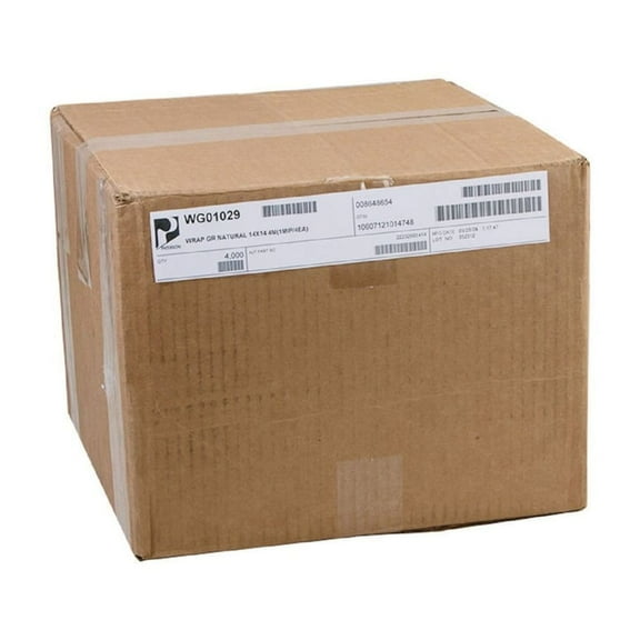 Paterson WG01029 14 in. x 14 in. Grease-Resistant Food Wrap - Natural (4000/Carton)