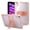 Pink, variant on Decase for Apple iPad mini (2024) (2021) 8.3-inch Mini 7th/6th Generation (A2993/A2993) Translucent Case,Matte Frosted Back Shock-Absorbent TPU Bumper Tablet Cover with Hidden Kickstand,Red
