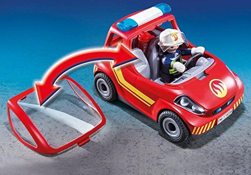 playmobil fire car 9235
