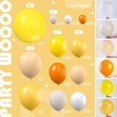 thumbnail image 2 of PartyWoo Yellow Balloon Garland, 100 pcs Orange Yellow Balloons Different Sizes Pack of 36 Inch 18 Inch 12 Inch 10 Inch 5 Inch for Balloon Garland Arch as Party Decorations, Birthday Decorations, 2 of 5