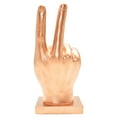 thumbnail image 6 of Adam & Friends Home Decor Peace Sign Sculpture | 1-Piece | Black, 6 of 6