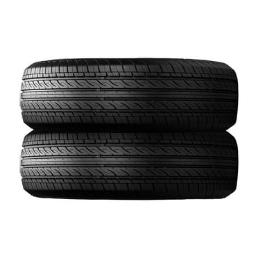 Set of 2 Forceland Kunimoto-F20 185/60R15 84H Tires Fits: 2011-19 Ford Fiesta SE, 2001-02 Dodge Neon ACR
