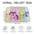 thumbnail image 2 of My Lit-tle Pony Bathroom Rugs, Extra Soft And Absorbent Bath Mat, Non-Slip, Machine Washable Doormat, Quick Dry Bath Carpet for Bathroom Floor, Tub, Shower, 2 of 8