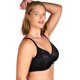 thumbnail image 3 of Sujetadores Minimizer HSIA bordados de cobertura total en negro 38D para mujer, 3 of 5