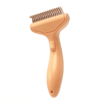 Pet Deshedding Tools For Short Haired Cats & Dogs, Dematting Deshedding Brush Cats Shedding Tool, Dog Undercoat Brush, Gently and Effectively Remove Loose Hair, Highly Deshedder Grooming Combs Orange