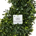 thumbnail image 7 of Pure Garden 5-Foot Realistic Plastic Faux Boxwood Artificial Plant (Green), 7 of 7