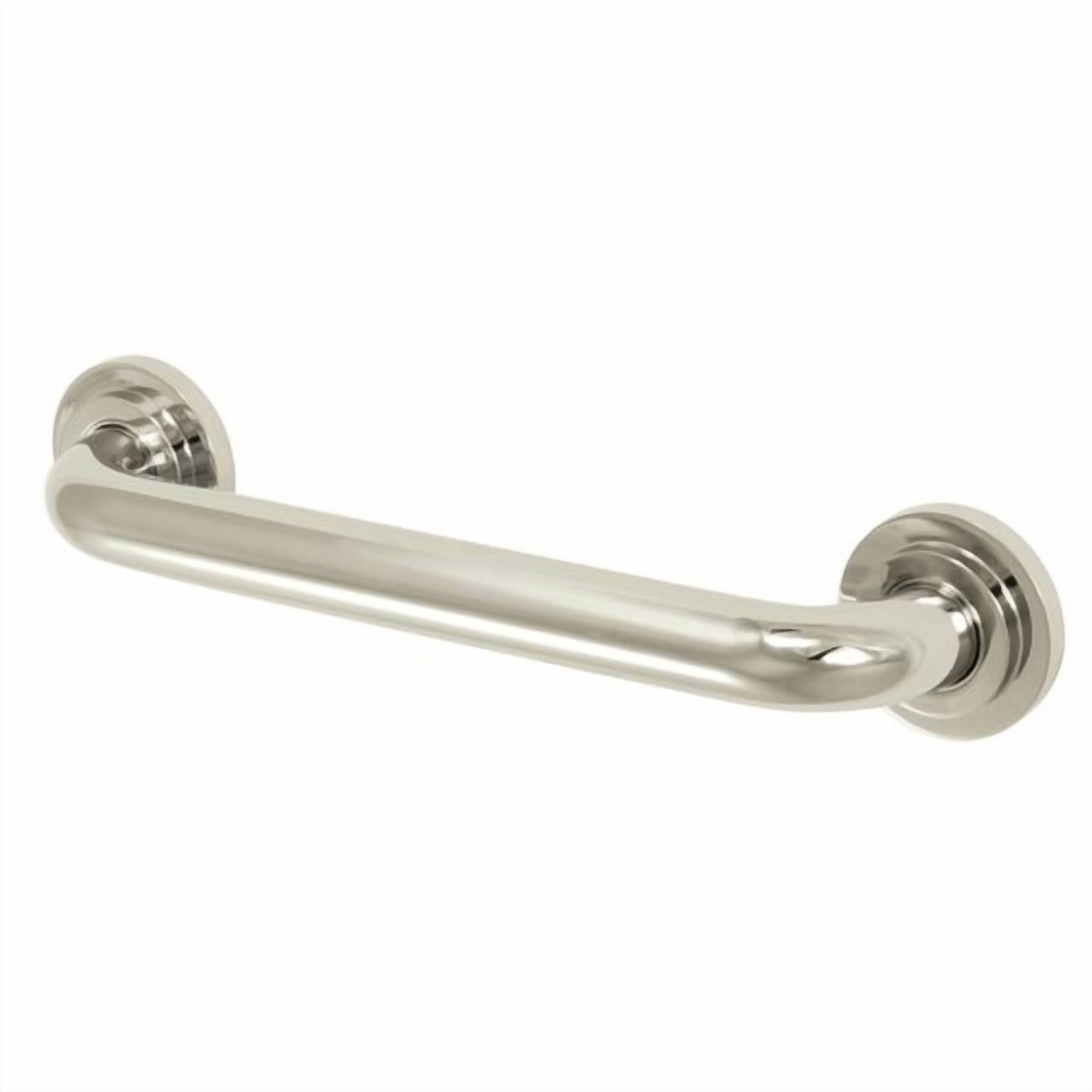 Kingston Brass DR414127 Manhattan 12-Inch Decorative 1-1/4-Inch OD Grab Bar, Brushed Brass