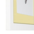 thumbnail image 5 of ArtToFrames 14x17 Matted Picture Frame with 10x13 Single Mat Photo Opening Framed in 1.25 Satin White Frame and 2 Buttercup Mat (FWM-3966-14x17), 5 of 8