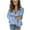 Blue, variant on Aayomet Cardigan For Women Dressy Women's Mid-Gauge Stretch Long-Sleeve Hooded Cardigan Sweater,Beige S-XXL