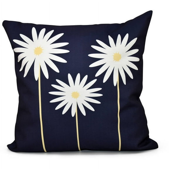 Simply Daisy 16" X 16" Daisy May Floral Print Outdoor Pillow