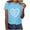 Sky Blue, variant on Tbopshirt Valentine's Day T-Shirts for Women Short Sleeve Graphic Tees,Summer Plus Size Tops,Valentines Day Fashion Crewneck Printing Love Heart T-Shirt Casual Loose Womens Tops S-XXXL