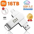 thumbnail image 1 of New Xiaomi 16TB USB 3.2 Flash Drives High Speed Transfer Metal Pendrive Memory Card Pendrive Flash Disk Memoria Waterproof Stick, 1 of 7