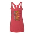 thumbnail image 2 of Wild Bobby, Jesus Is The Way John 14:6 Bible Verse, Inspirational/Christian, Women Tri-Blend Racerback Tank Top, Vintage Red, Small, 2 of 3