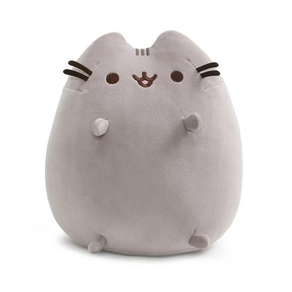 GUND Pusheen The Cat Squisheen Plush, Stuffed Animal for Ages 8 and Up, Gray, 11â