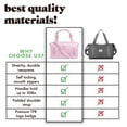 thumbnail image 5 of Fit & Fresh Premium Neoprene Weekender Bag, Travel Bag Trolley Sleeve, Carry on Duffel Bags, Pink, 5 of 8