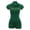 green, variant on Women’s 2 Piece Workout Set Short Sleeve Zip Top and Shorts Bodycon Activewear Set
