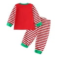 thumbnail image 5 of Gubotare Baby Christmas Pajamas Boys Pajamas 2 Piece Toddler Kids Long Sleeve Top and Pants Snug Fit Pjs Sets Sleepwear Size 18 24 Months (Red,18-24 Months), 5 of 6