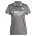 thumbnail image 2 of Women's adidas Originals Kylian Mbapp- Charcoal Real Madrid 2024/25 Third Replica Player Jersey, 2 of 3