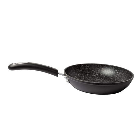 

Millvado 8 Nonstick Frying Pan: Small Skillet With Heavy Duty Non Stick Coating - Black Silicone Handle - Induction Compatible Frypans