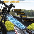 thumbnail image 6 of East doll 36V Electric Dirt Bike for Kids, 200W Peak Brushless Motor, Up to 13 MPH & 13 Miles Range, 14" Pneumatic Tires, Twist Throttle, Kids Electric Dirt Bike Ages 6-12, Max Load 143 Lbs, Black, 6 of 8