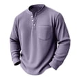 thumbnail image 4 of VJATTWR Men's Long Sleeve Hooded Shirt, Lightweight Pullover with Front Pocket, Casual L, 4 of 4
