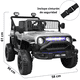thumbnail image 4 of Montable Electrico Camioneta para Niños con Luz y Sonido 12v Control Remoto Bluetooth Apto a Partir de 3 años - Gris, 4 of 7