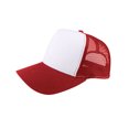 thumbnail image 1 of Tapa superior de cabeza de algodón TOP HEADWEAR Tapón de Trucker blanco rojo, 1 of 1