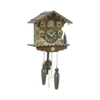 Quartz Cuckoo Clock Swiss house with music