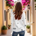 thumbnail image 4 of Womens Long Sleeve Tops, Comdrip Women's Round Neck Long Sleeve Top Printed Casual Loose T Shirt Fall Outfits for Women 2025 White 3XL, 4 of 9