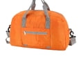 thumbnail image 5 of Lightweight Foldable Gym Duffle Bag with Separate Shoe Compartment Water Bottle Pocket Detachable Strap for Travel Sports Weekend Trip,Orange, 5 of 8