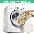 thumbnail image 6 of Pioneer Flower Floral Print Pattern Square Tablecloth, Waterproof Wipeable Spillproof Washable Table Cover for Home Kitchen Party Decor, 60"x60", 6 of 6