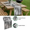 thumbnail image 5 of Grey Ombre Table Runner - 120 Inch Long, Kitchen Dining Table Runner Dresser Scarves, Vintage Simple Abstract Gradient Mottled Farmhouse Decor for Coffee Tables Wedding Party Banquet, 5 of 8